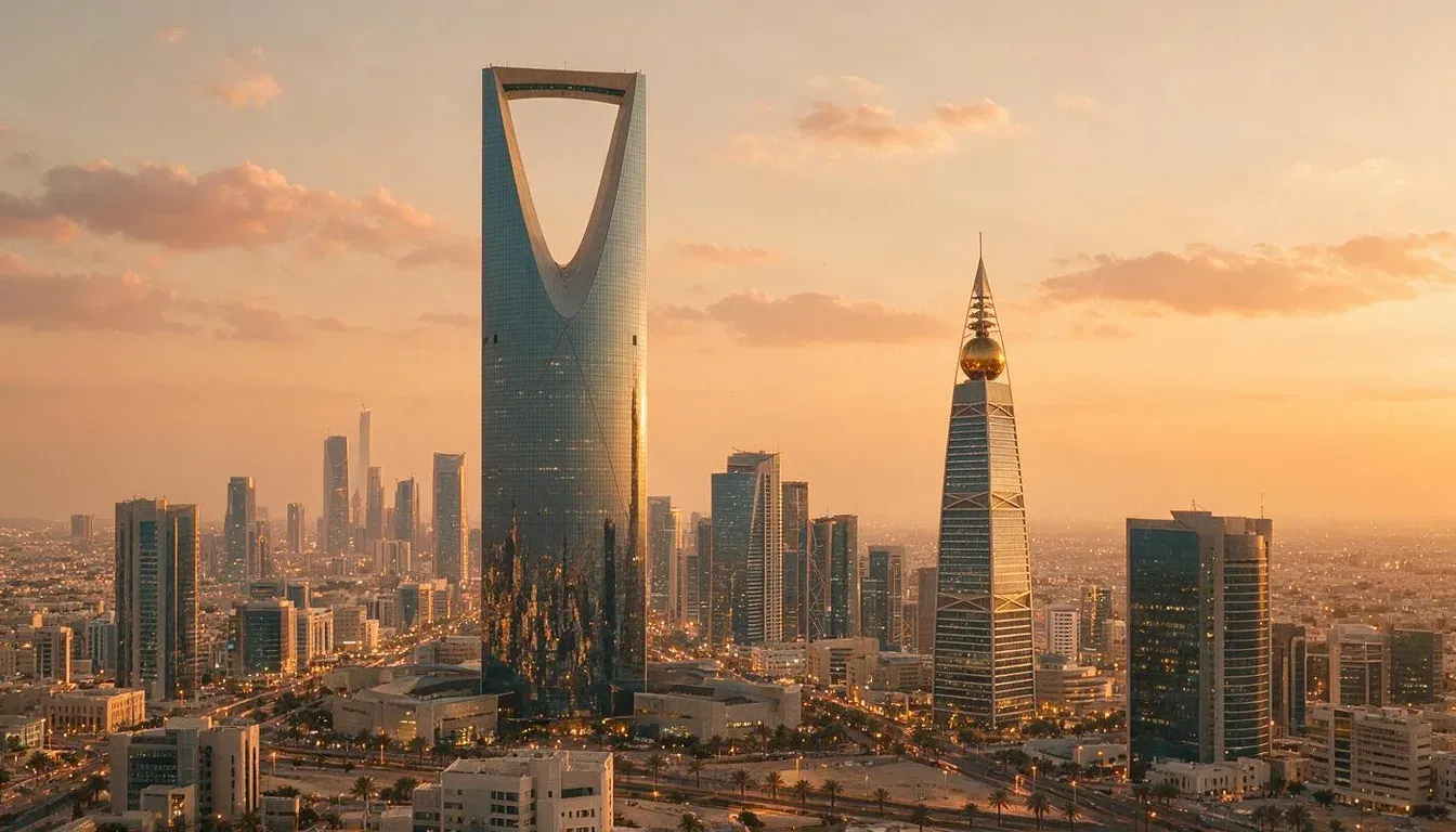 Riyadh Skyline - filming location in Saudi Arabia