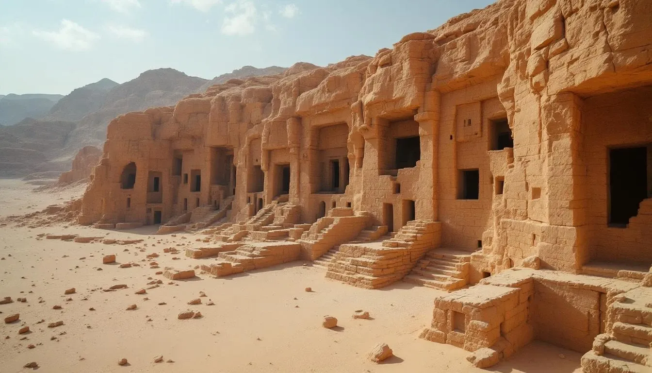 Hegra Tombs - filming location in Saudi Arabia