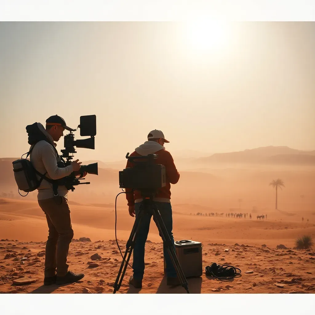 Weather Planning for Film Shoots: Seasonal Guide | Fixers in Saudi Arabia illustration